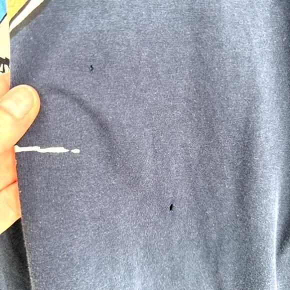 Vintage y2K Asterix Obelix shirt 1998 Albert Rene 100% cotton blue Large Funny - Picture 5 of 14